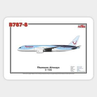 Boeing B787-8 - Thomson Airways (Art Print) Sticker